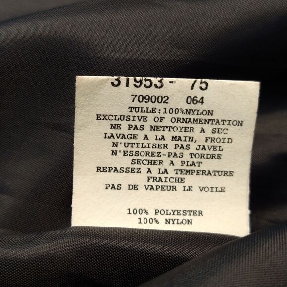 Vintage Jessica McClintock for Gunne Sax Retro Polka Dot Strapless Tulle Dress - Picture 8 of 9